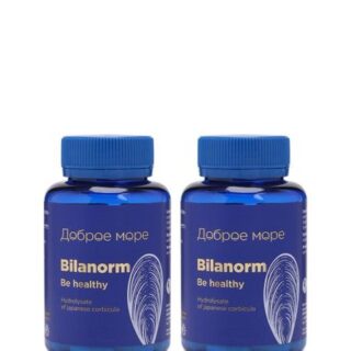 Bilanorm с корбикулой японской для работы печени, 2 шт., р. Безразмера, цвет Без цвета