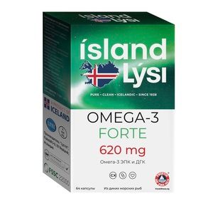Lysi Омега-3 форте Капсулы 64 шт