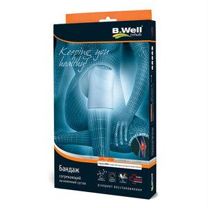 B.Well Бандаж на коленный сустав W-338 р. XL серый