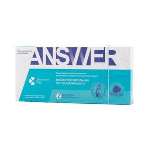 Answer Тест на беременность 2 шт