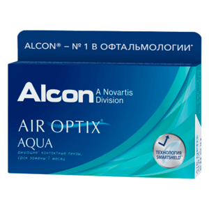 Air Optix Aqua Линзы контактные -1,25 8.6 6 шт