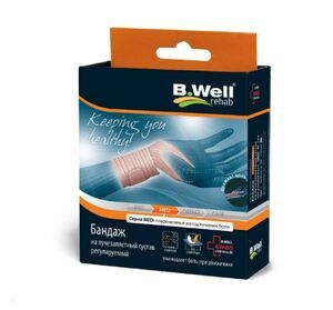 B.Well Бандаж на лучезапястный сустав W-244 универсальный бежевый