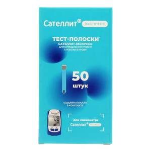 Сателлит Экспресс Тест-полоски 50 шт