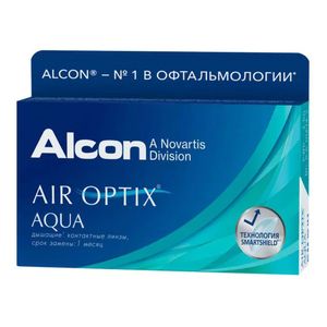 Air Optix Aqua Линзы контактные -1,50 8.6 3 шт