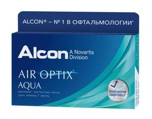 Air Optix Aqua Линзы контактные -3,75 8.6 3 шт