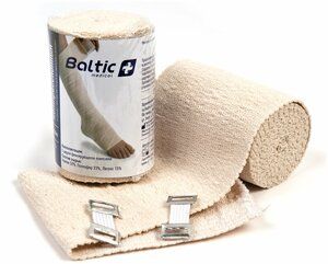 Baltic Medical Бинт медицинский эластичный компрессионный средняя растяжимости 8 см х 3 м