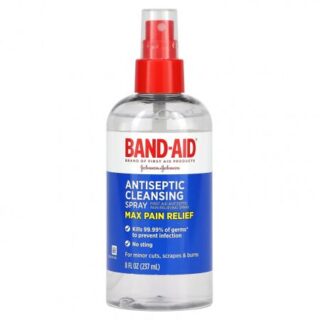 Band Aid, Антисептический очищающий спрей, максимальное обезболивание, 237 мл (8 жидк. Унций)