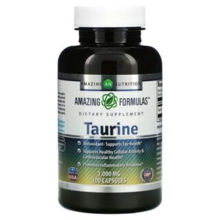 Amazing Nutrition, таурин, 1000 мг, 100 капсул