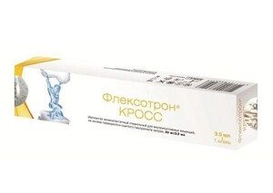 Флексотрон кросс имплантат вязкоэластичный стерильный для внутрисуставных инъекций 60 мг/мл 3 мл 1 шт