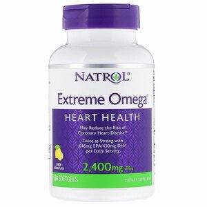 Natrol Экстрим омега 2400 мг Капсулы 60 шт