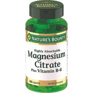 Nature's Bounty Цитрат Магния с витамином В6 Таблетки 60 шт