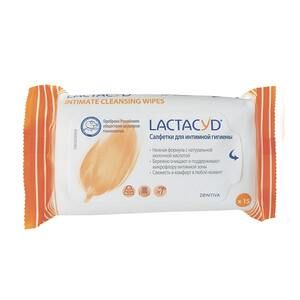Lactacyd Салфетки влажные для интимной гигиены 15 шт