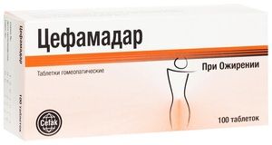Цефамадар Таблетки гомеопатические 100 шт
