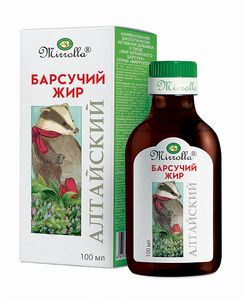 Mirrolla Жир алтайского барсука 100 мл