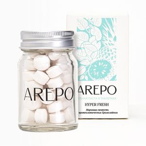 Arepo Паста зубная в таблетках Морозная свежесть 55 шт