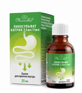 Mirrolla Пикосульфат натрия Капли 25 мл