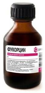 Фукорцин Раствор для наружного применения 25 мл