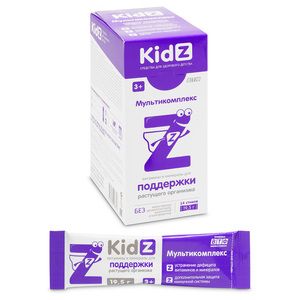 Kidz мультикомплекс желейный батончик 19,5 г в стиках 14 шт