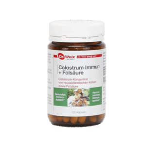 Dr.Wolz Colostrum Immun Концентрат молозива с фолиевой кислотой Капсулы 125 шт