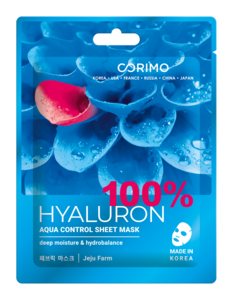 Corimo Hyaluron 100 % Акваконтроль Маска тканевая для лица 22 г 1 шт