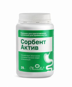 Mirrolla Сорбент Актив Порошок для приготовления суспензии 25 г
