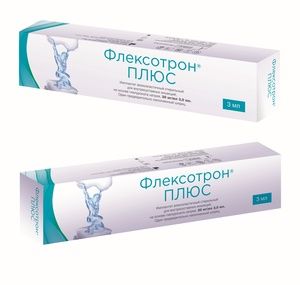 Флексотрон плюс Имплантат вязкоэластичный стерильный для внутрисуставных инъекций на основе гиалуроната натрия 20 мг/мл Шприц 3 мл