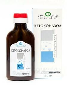 Mirrolla шампунь от перхоти с кетоконазолом 2% 150 мл