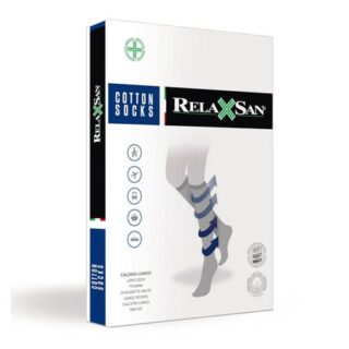 Релаксан Гольфы Компрессионные Cottonsocks 140Den Мужские Черные Р.4 (820)