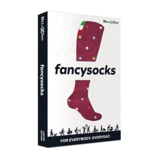 Релаксан Гольфы Компрессионные Cottonsocks 1Класс Компрес.унисекс Бордо-Горох Р.5
