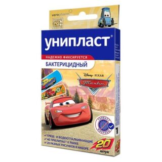 Унипласт Лейкопластырь Бактерицидный Для Детей Тачки №20