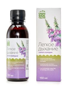 Green Side Сироп солодки легкое дыхание 150 мл