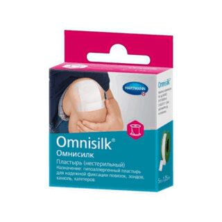 Омнисилк Пластырь Гипоаллергенный Из Шелка 1,25Смх5м Белый
