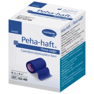 Пеха-Хафт Бинт Эластичный Когезивный 6Смх4м Синий