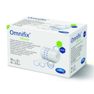 Омнификс Силикон Пластырь Фиксирующий На Нетканой Основе 10Смх5м