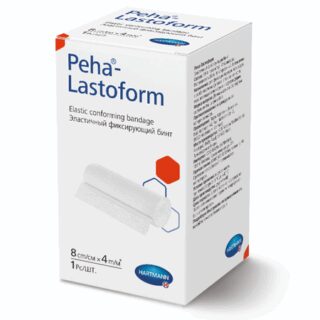 Пеха-Ластоформ Бинт Эластичный Фиксирующий 8Смх4м №1