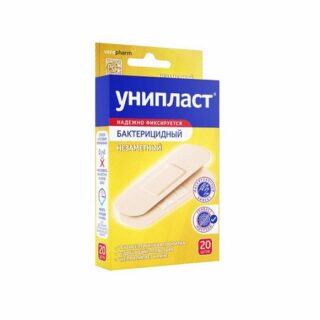 Унипласт Лейкопластырь Бактерицидный Незаметный №20