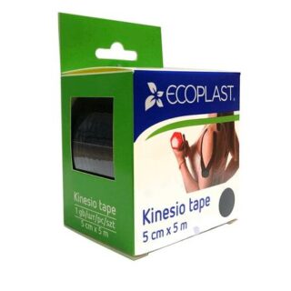 Экопласт Кинезио Тейп 5М Х 5См Черный