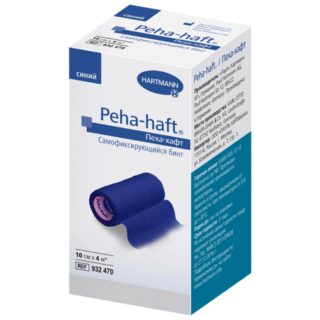 Пеха-Хафт Бинт Эластичный Когезивный 10Смх4м Синий