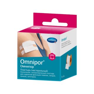 Омнипор Пластырь Фиксирующий Гипоаллергенный 5Смх5м