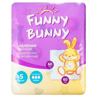 Фанни Банни Пеленка Впитывающая Для Детей 60Х60см №5