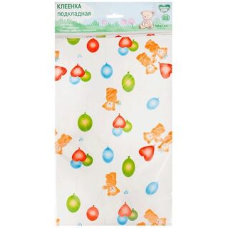 Клинса Клеенка Подкладная Пвх Покрыт 1,0 Х 1,4М Детская