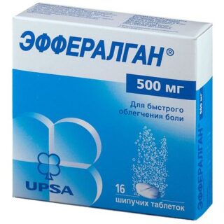 Эффералган Таб.шип.500Мг №16