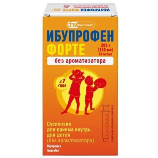 Ибупрофен Форте Сусп.д/Приема Вн.д/Детей 40Мг/Мл Фл.200Г