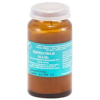 Цинковая Мазь Д/Наружн.прим.10% Бан.25Г