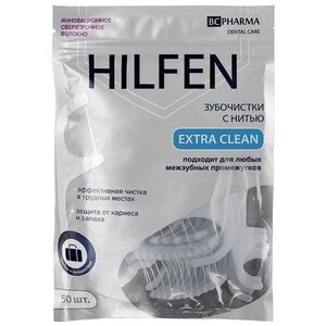 BC Pharma Hilfen Зубочистки с нитью одноразовые 50 шт