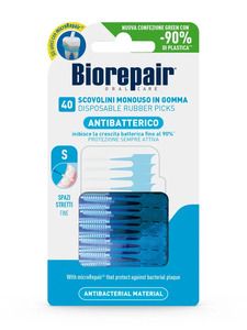 Biorepai Ершики одноразовые мягкие зауженные scovolini monouso in gomma stretti 40 шт