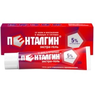 ПЕНТАЛГИН ЭКСТРА гель 5% туба 30 гр